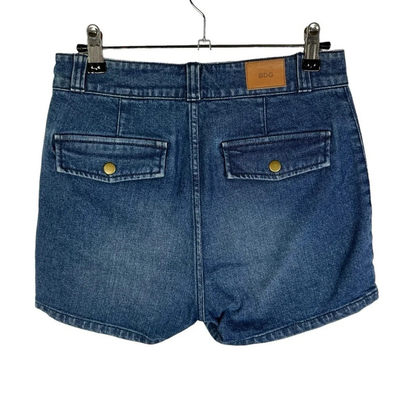 Urban Outfitters BDG Dark Blue High Rise Denim Shorts 26 - Picture 2 of 3